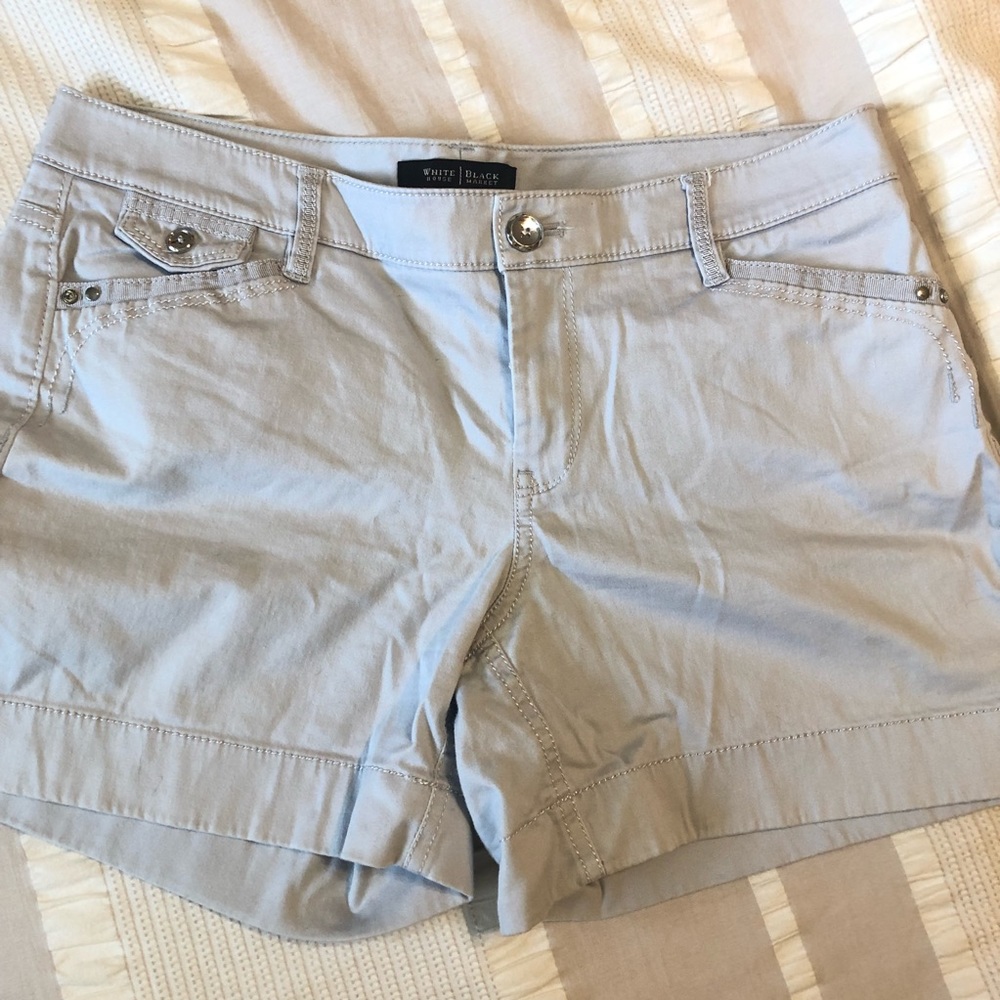 White House Black Market grey shorts